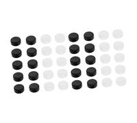 MAGICLULU 40pezzi Ganci Auricolari Antiscivolo Per Comodi e Leggeri Compatibili Con e Sole Confezione Nero e Bianco