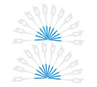 MAGICLULU 40pezzi Spazzolino Interdentale in Silicone Strumenti Compatti Per Pulizia Dei Denti Spazzolini Conici Per Orale Rimuove Efficacemente Residui Di Cibo Adatto Per Apparecchi