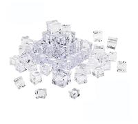 MAGICLULU 48pezzi Cubetti Di Ghiaccio Artificiale Blocchi Di Ghiaccio Trasparenti in Acrilico Decorazioni Di Cubetti Per Vetrine Di Negozi e Accessori Per Fotografia