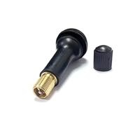 MAGICLULU 4Pezzi Valvola in Gomma per Pneumatici Tubeless da Compatibile con Cerchi da Nero Adatta per Scooter e Moped