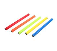 MAGICLULU 5 Pezzi Bastone di Corsa in ABS per Scuole e Giovani Atleti | Passaggio Facile, Bordi Lisci e Colori Vivaci, Adatto a Gruppi Scolastici e Palestra Indoor