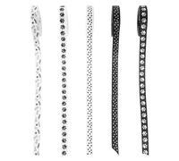 MAGICLULU 5 Pezzi di Nastro in Poliestere Stampa Impronte di Cane, Facile da Tagliare e Modellare, per Confezioni Regalo e Lavoretti Creativi Tema Animale