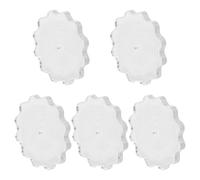 MAGICLULU 5 Pezzi Strumento per Quilling di Carta Bianco in Plastico Leggero Design Ergonomico per Wedding Party e Casa, Attrezzo per Arrotolare la Carta Facile da Usare