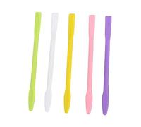 MAGICLULU 5 Pz per mescolare il facciale face mask maschera bocca bastoncini per mescolare in silicone make up applicatori per il viso raschietto silicone cura Riutilizzabile