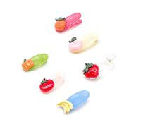 MAGICLULU 5 Pz Tornante Di Moda Tornante Minimalista Regalo Per Le Famiglie Copricapo Di Velo Nero Barrette Per Rasoi Facciali Per Il Viso Delle Donne Regali Di Famiglia Pesca Frutta