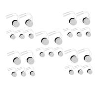 MAGICLULU 5 Set Pad Professionali Silicone Per Massaggi Tondi Da Accessori Per Elettrostimolazione Alta Conduttività E Comfort 10 Pezzi * 5