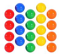 MAGICLULU 50 palline da tombola per lotteria, piccole sfere riempibili, ornamento senza numero, per regali di festa, 3 cm, 5 colori