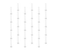 MAGICLULU 50 Pezzi Coperture Protettive per Orecchini in Plastica, Tubo | Protezione Liscia per Lobi, Effetto Decorativo, Cura della Sicurezza, Accessorio Leggero in Plastica