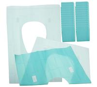 MAGICLULU 50 pezzi Coprisedile Monouso per Toilette Impermeabili e Resilienti Copriwater Portatili per Uso Domestico e Facili da Riporre e All Uso