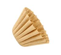MAGICLULU 50 pezzi Filtro Caffè Forma Torta Non Sbiancato Tazze Filtro Manuale Cucina Odore Resistente Perdite