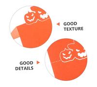 MAGICLULU 50 Pezzi Halloween Party Place Cards With Festive Pumpkin Design Autumn Table Tent Cards For Thanksgiving Weddings Dinner Parties And Seasonal Events