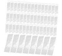 MAGICLULU 500pezzi Sacchetti Trasparenti Per Confezionamento Sacchetti Autoadesivi Trasparenti Lunghi Autoadesivi Per Cannuccia e Altri Oggetti