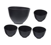 MAGICLULU 5Pcs Maschera In Silicone Ciotola Salone Di Alimentazione Maschera Per Il Viso Strumento Spa Forniture Maschera Fai Da Te Fornitura Maschera Per Il Viso Ciotola Fai Da Te Maschera