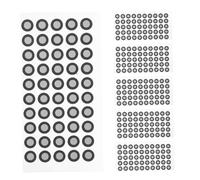 MAGICLULU 6 fogli Marcatori Riflettenti per Scansione Adesivi Esterni Punti Tracciamento Diffuso per Misurazioni Ottiche Industriali e Reverse Engineering