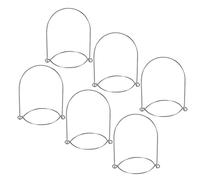 MAGICLULU 6 pezzi Manici Filo per Barattoli Mason Jar Adatti Sospensione Decorativa per Luci Candele e Fiori Facile da Montare per e Casa