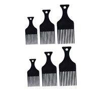 MAGICLULU 6 Pezzi Pettine Olio Pettine Di Sollevamento Pettine Afro Pettine Lisciante Per Pettine Per Styling Pettine Rastrello Pettine Pettine Largo Pettine Liscio Spazzola
