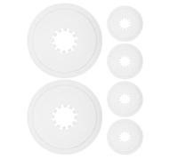 MAGICLULU 6 Pezzi Protezione per Raggi Ruota Libera in Plastica Abs per Bici da Montagna e Strada, Copertura Posteriore per Ingranaggi Funzione di Sigillatura Contro Sporco e Umidità,