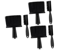 MAGICLULU 6 Pezzi Set Di Strumenti Per Parrucchieri Forbici Per Barba Per Uomo Pennello Da Barba Spolverino Spazzola Per La Pulizia Dei Parrucchiere Pennello Da Da