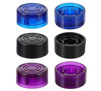 MAGICLULU 6 Pezzi Tappi in Plastica per Pedale Chitarra Elettrica, Copri Pedali Effetti Bordi Lisci, Accessori per Amplificatori per Protezione e Sostituzione in Situazioni di Emergenza