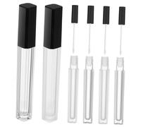 MAGICLULU 6 pezzi Tubetti Lucidalabbra Trasparenti e Opachi Contenitori Cosmetici Vuoti per Lip Gloss Olio Labbra e Rossetto Liquido Design Ergonomico Portatile per Viaggio