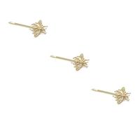 MAGICLULU 6 Pz forcina d'ape d'oro molletta fermaglio ape d'oro accessori per clip squisita ragazza temperamento tornante Yiwu fermaglio laterale copricapo