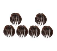 MAGICLULU 6 Pz Pezzo Di Parrucca Parrucche Posticci Per Radi Topper Per Corti Parrucchino Di Sintetici Topper Per Estensioni Dei Umano Donna Fibra Chimica