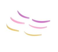 MAGICLULU 6paia Guarnizione in Silicone Per Piegare Le Ciglia Cuscinetto Riutilizzabile Per Permanente Ciglia Supporto Piegaciglia Comodo e Leggero