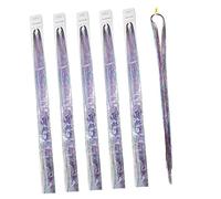MAGICLULU 750pezzi Tinsel Hair Extensions Holographic Glitter Strands for Festivals Parties and Everyday Sparkle Highlights for All Hair Types