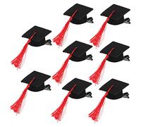 MAGICLULU 8pezzi Fermaglio Per Capelli Tema Laurea Forcina Per Festa Di Laurea Accessorio Per Capelli Design Cappello Da Scapolo Materiale Sicuro e Durevole