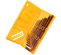 MAGICLULU 9 Pezzi Chiave Esagonale in Acciaio Legato, a Forma, Pratica | Casa e Smontaggio, Marrone, Design Semplice, Robusta, Ergonomica, Chiave da Lavoro Affidabile