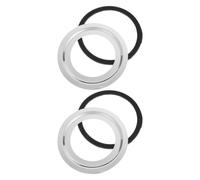 MAGICLULU Accessori per Lavello Cucina 2 Guarnizioni e 2 Anelli in Eva e Acciaio Inossidabile, Facile Installazione e Conversione Efficiente per Sistema di Scarico