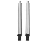 MAGICLULU Accessorio Manico Scopino Wc in Acciaio Inox 2 Pezzi, Adattatore Autobloccante per Testina Spazzola, Kit di Riparazione Parti Ricambio, per Uso Bagno Domestico e Commerciale