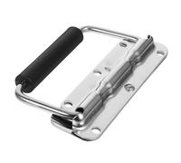 MAGICLULU Acciaio Inox Maniglia Pieghevole per Cassetta Attrezzi | Molla di Richiamo Integrata, Impugnatura Ergonomica, per Casse Attrezzature e Armadi, Lavori Mobili