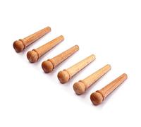 MAGICLULU Acciaio per Chitarra Acustica Folk Set di 6 Piroli Accessori per Corde Aspetto Classico e Funzione di Miglioramento del Suono