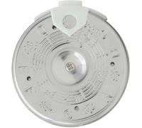 MAGICLULU Accordatore per Chitarra e Violino a 13 Toni Selettore di Note Circolare in ABS Fischietto a Bocca Dispositivo di Accordatura Portatile per Musicisti