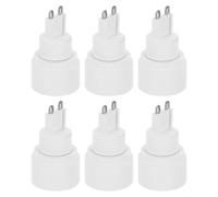 MAGICLULU Adattatore Portalampada G9 a E14, Convertitore Base Lampadina Struttura Compatta e Resistente al Calore, 6 Pezzi per Illuminazione Domestica