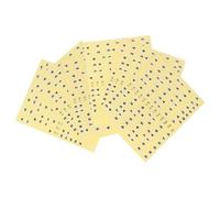 MAGICLULU Adesivi per Chitarra Gialli 7 Pezzi, Decalcomanie per Tastiera senza Residui Adesivi, Design Professionale per Imparare le Note