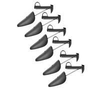 MAGICLULU Allarga Scarpe Nero Regolabile per Sneakers e Flats, Modellatore in Pp e Lega di Alluminio, Anti-deformazione, Prolunga la Vita delle Scarpe, Confezione da 3 Paia