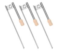 MAGICLULU Atomizzatore a Bocca per Smalto ceramico, spruzzatore Portatile in Acciaio Inossidabile e Legno, 3 Pezzi, distribuzione Uniforme per lezioni di Ceramica