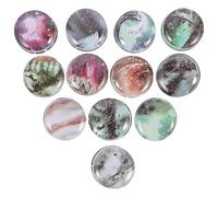 MAGICLULU Barattoli in Latta per Candele Fai da Te, Contenitori Rotondi Coperchio, Set da 12 Pezzi per Decorazione Casa e Confezioni Regalo Stile Casuale