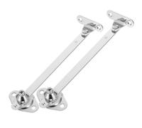 MAGICLULU Barre di Supporto in Acciaio Inossidabile per Ante di Mobili da Cucina, Cerniere di Supporto Ribaltabili per Armadi, Set da 2 Pezzi Meccanismo Salvaspazio per Cucine Compatte