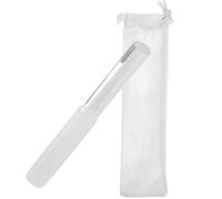 MAGICLULU Bastone Sicuro Sonora Acrilico in Suono Ciotola e per Bianco Casuale Chiaro, Accessorio Semplice Colore per Relax e Doni Spirituali