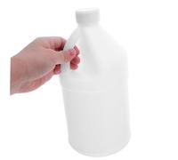 MAGICLULU Bianca con Ergonomico Contenitore Riutilizzabile Antigoccia per Dispenser Shampoo Gel Doccia e Bevande Plastica Robusta e Portatile