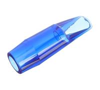 MAGICLULU Bocchino Sax Contralto in Trasparente Blu Profondo Testa per Sassofono Professionale Facile da Installare e Portatile Accessorio Musicale per Professionisti e Principianti