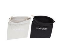 MAGICLULU Borsa per Asciugacapelli in Tela 33X30 CM Set da 2 Pezzi Coulisse, per Phon Palestra e Custodia Casa