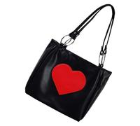 MAGICLULU Borsa Tote Donna Tracolla in Pu Nero, Capacità Grande e Resistente, Stile Pratico alla Moda per Uscire e Lavorare