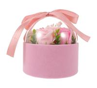 MAGICLULU Bouquet di Sapone Rosa Floreale in Scatola Sapone Profumato Regalo di Compleanno per Donna Idea Regalo di San
