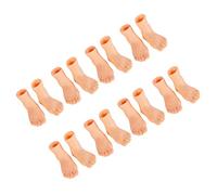 MAGICLULU Burattini per Dita 16 Pezzi in Vinile Set Piedi Finti Tridimensionali Strumento Didattico la Prima Infanzia Gioco Educativo per Ragazzo Ragazza Attività Scolastiche e Feste