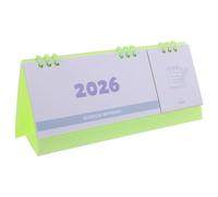 MAGICLULU Calendario da Scrivania con Rilegatura Doppia Spirale Planner Settimanale e Mensile Minimalista Mini Agenda Desktop con Tracker Abitudini e Base Triangolare Stabile per