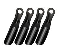 MAGICLULU Calzascarpe di Plastica Manico Corto Set 4 Pezzi, Aiuto per Sollevamento delle Scarpe Portatile, Accessori per Scarpe per Anziani e Viaggi, Sollevatori per Stivali Comodi